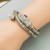 occidental style personality exaggerating snake twining man woman bangle Alloy embed Rhinestone retro woman