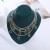 occidental style temperament square gem pendant necklace multilayer fully-jewelled high clavicle chain
