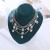 occidental style temperament square gem pendant necklace multilayer fully-jewelled high clavicle chain