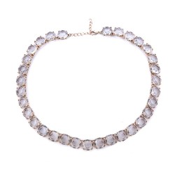 occidental style fully-jewelled necklaceI wind fashion all-Purpose woman clavi..