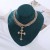 occidental style fashion multilayer chain necklace diamond high clavicle chain personality pendant banquet tempe