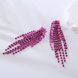 occidental style exaggerating tassel high earrings elegant temperament all-Pur..
