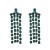 occidental style exaggerating diamond long style tassel earrings woman high personality trend same style ear stud