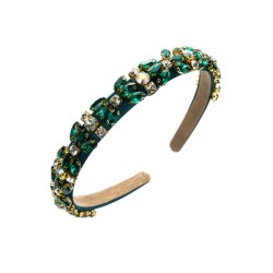 occidental style multicolor diamond high Headband temperament Rhinestone retro..