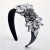   occidental style luxurious embed glass diamond flowers Headband woman retro Headband width