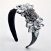 occidental style luxurious embed glass diamond flowers Headband woman retro Headband width