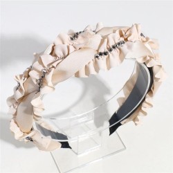  width pure color Rhinestone Headband fashion all-Purpose Headband