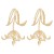 occidental style geometry flowers pendant Collar  fashion retro three-dimensional tulip Metal necklace