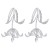 occidental style geometry flowers pendant Collar  fashion retro three-dimensional tulip Metal necklace