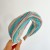 ( blue )occidental style new temperament color width Headband fashion Headband head all-Purpose