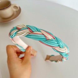 Korean style new color all-Purpose high weave Headband high twisted Headband