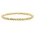  brief beads bracelet gold retro elasticity beads bangle