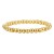  brief beads bracelet gold retro elasticity beads bangle