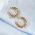 occidental style retro twisted fashion surface Earring more hollow tube earrings