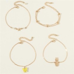 F occidental style woman Anklet pendant Bohemia summer woman Anklet set