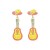 summer personality exaggerating Alloy diamond beads enamel earring brief fashion earrings
