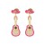 summer personality exaggerating Alloy diamond beads enamel earring brief fashion earrings