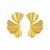 occidental style fashion temperament brief silver leaves Alloy ear stud Metal wind earrings