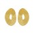 occidental style summer retro brief Irregular geometry Round Alloy earrings personality exaggerating Earring wom
