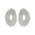 occidental style summer retro brief Irregular geometry Round Alloy earrings personality exaggerating Earring wom