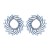 occidental style new exaggerating fully-jewelled sun flower Alloy diamond earrings woman fashion personality Ear