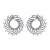 occidental style new exaggerating fully-jewelled sun flower Alloy diamond earrings woman fashion personality Ear