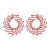 occidental style new exaggerating fully-jewelled sun flower Alloy diamond earrings woman fashion personality Ear