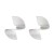 occidental styleins wind exaggerating Irregular ear stud woman  personality temperament sector sequin e