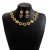occidental style retro luxurious set  drop flowers earrings necklace