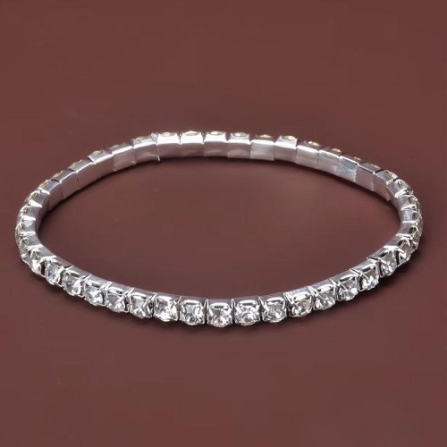 fashion concise row diamond woman elasticity personality bracelet