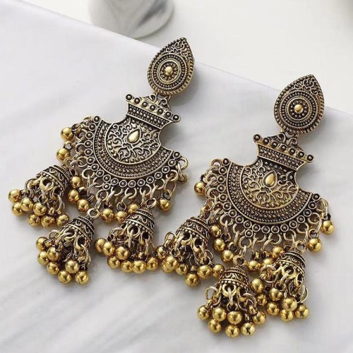 occidental style fashion retro Modeling temperament exaggerating lady earring