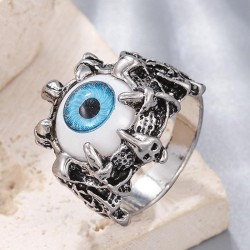 occidental style fashion retro concise eyes eyes temperament ring