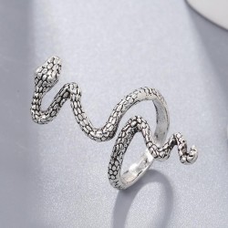occidental style fashion retro concise snake opening ring