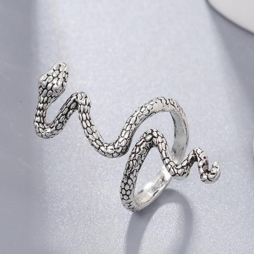 occidental style fashion retro concise snake opening ring