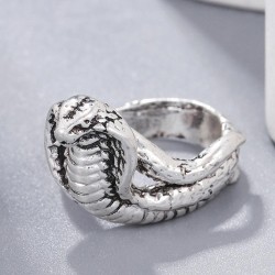 occidental style fashion retro concise snake opening ring