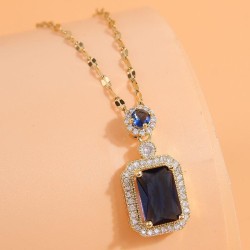 Korean style fashionOL concise bronze embed Zirconium gem temperament personal..