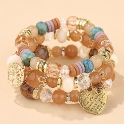 occidental style fashion concise all-Purpose love Life tree multilayer lady te..