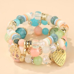 occidental style fashion concise all-Purpose love Life tree multilayer lady te..
