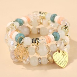 occidental style fashion concise all-Purpose love Life tree multilayer lady te..