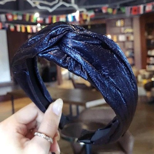 fashion Imitation leather leather medium width Headband Headband lady