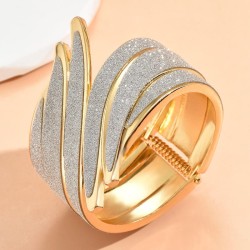 concise angel wings exaggerating fashion temperament opening woman bangle