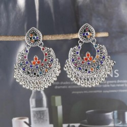 occidental style fashion gold retro palace flash diamond sector temperament wo..