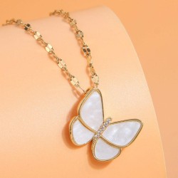 Korean style fashionOL concise butterfly personality lady necklace