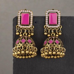 fashion noble wind retro concise temperament woman earring