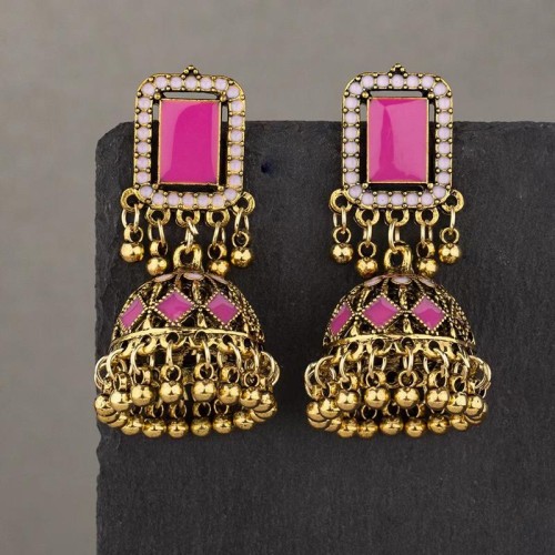 fashion noble wind retro concise temperament woman earring
