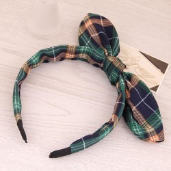 fashion concise grid Stripe lady Headband