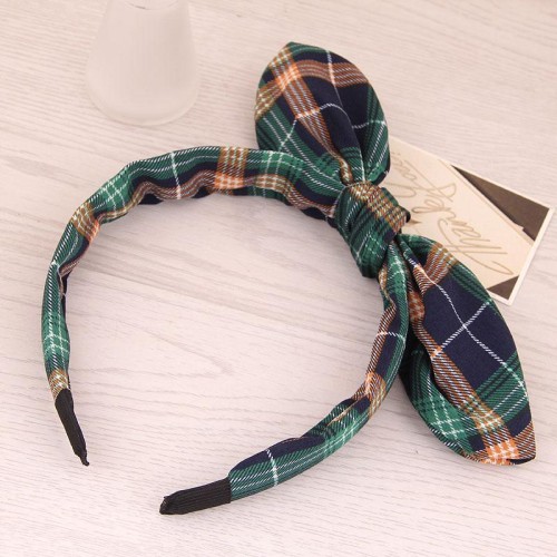 fashion concise grid Stripe lady Headband