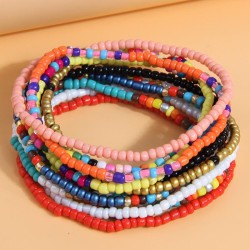 Korean style fashion concise Bohemia noble wind beads multilayer lady bracelet