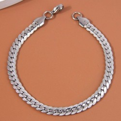 fashion concise stainless steel temperament man bracelet