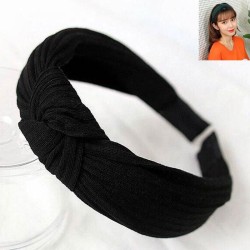 fashion concise pure color head  knitting pure color Cloth Headband Headband h..